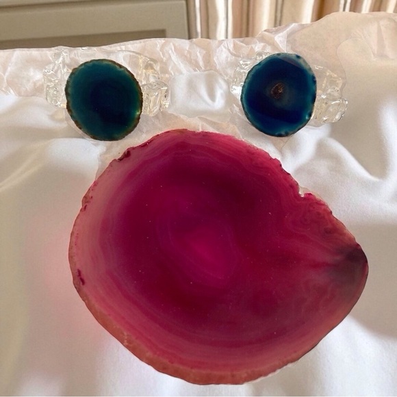 Neiman Marcus Other - Vintage Neiman Marcus Agate Gift Set | Never Used | Circa 2005 4 pieces